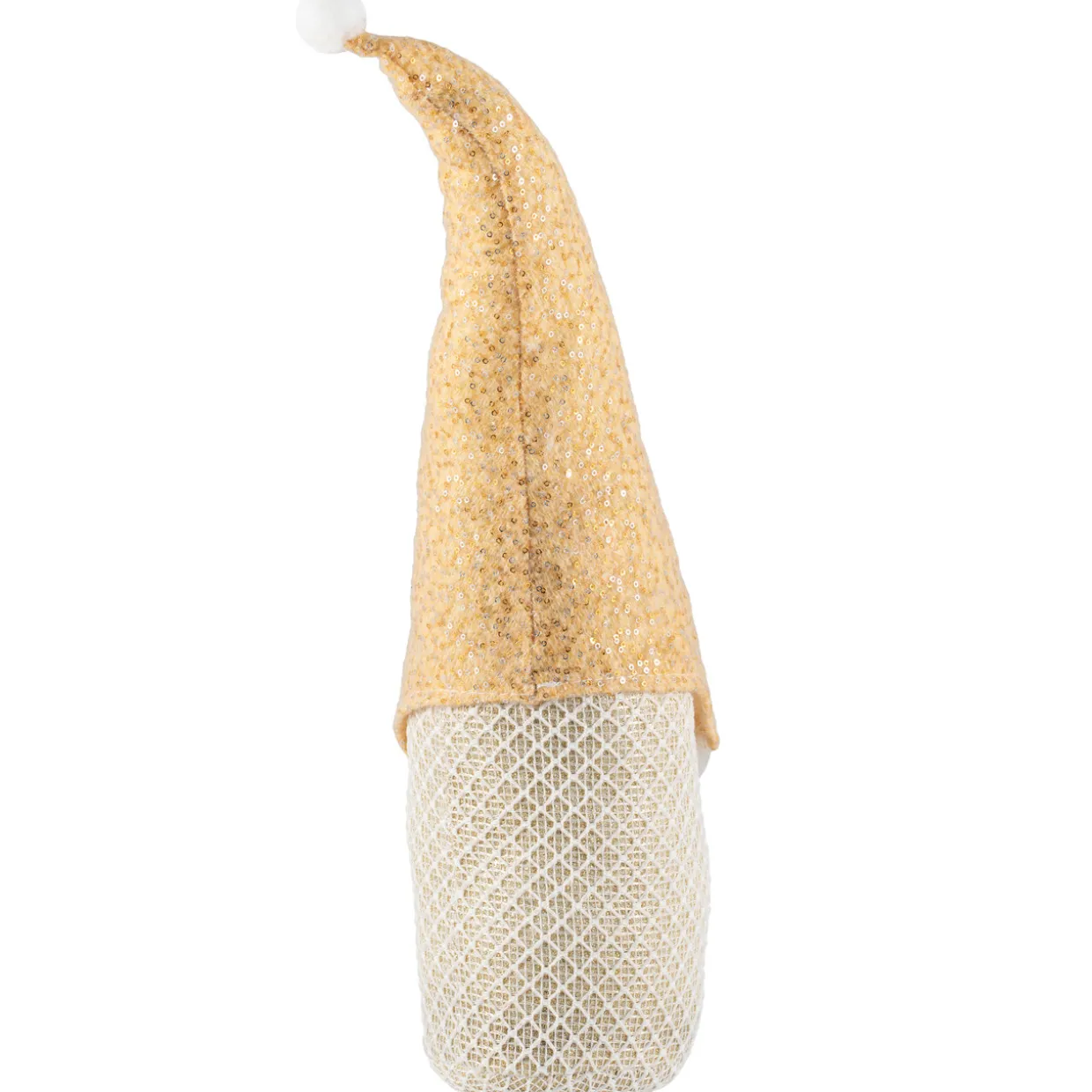 Plush Christmas Gnome with Sequins Tabletop Figure - 17.5"