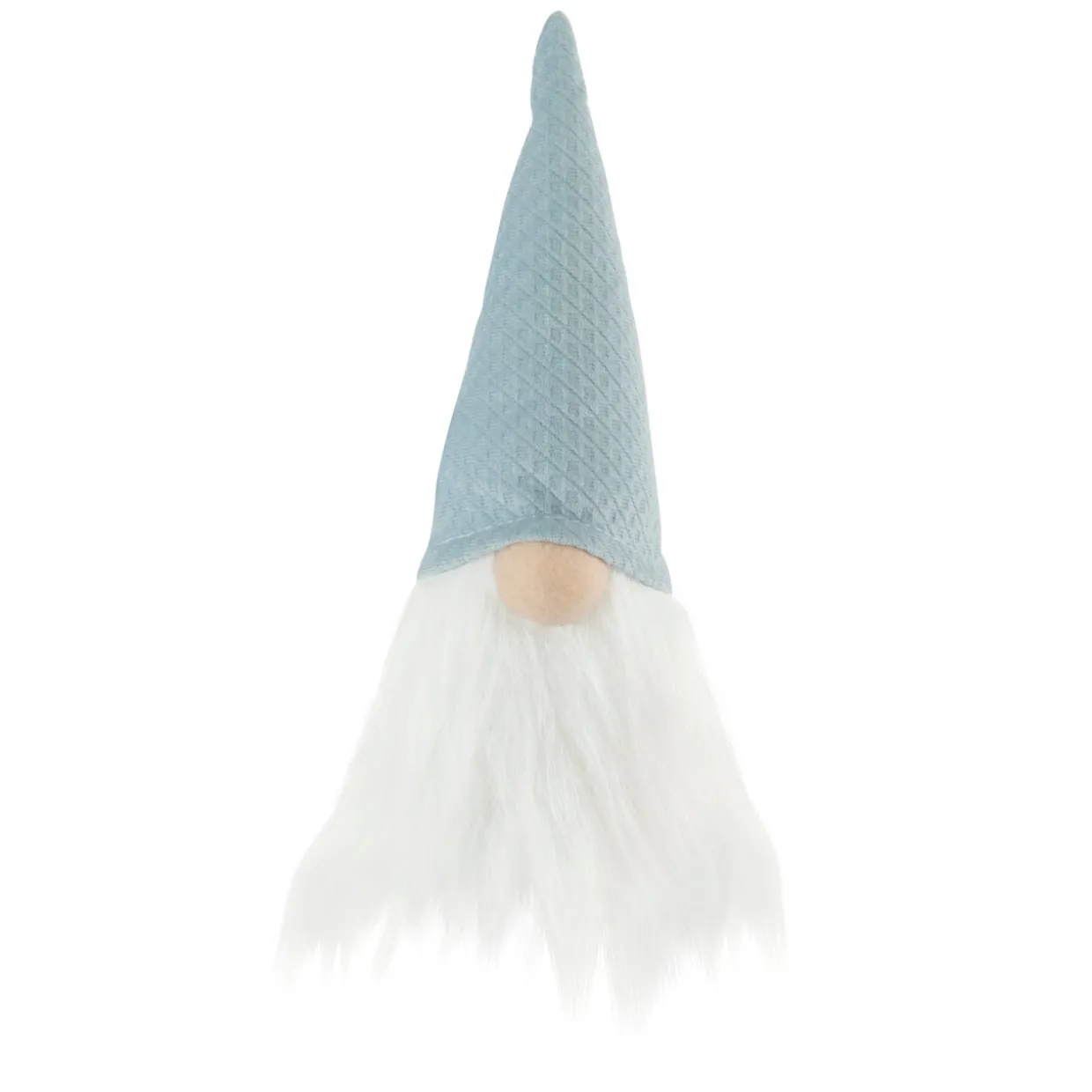 Plush Gnome with Pointy Hat Christmas Figure - 8" - Blue