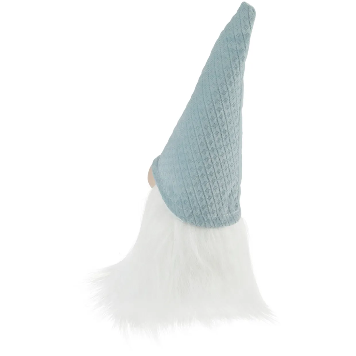 Plush Gnome with Pointy Hat Christmas Figure - 8" - Blue