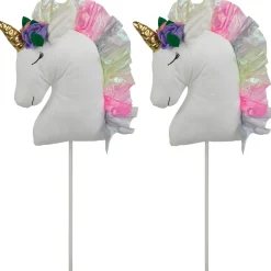 Plush Rainbow Unicorn Christmas Picks - 24