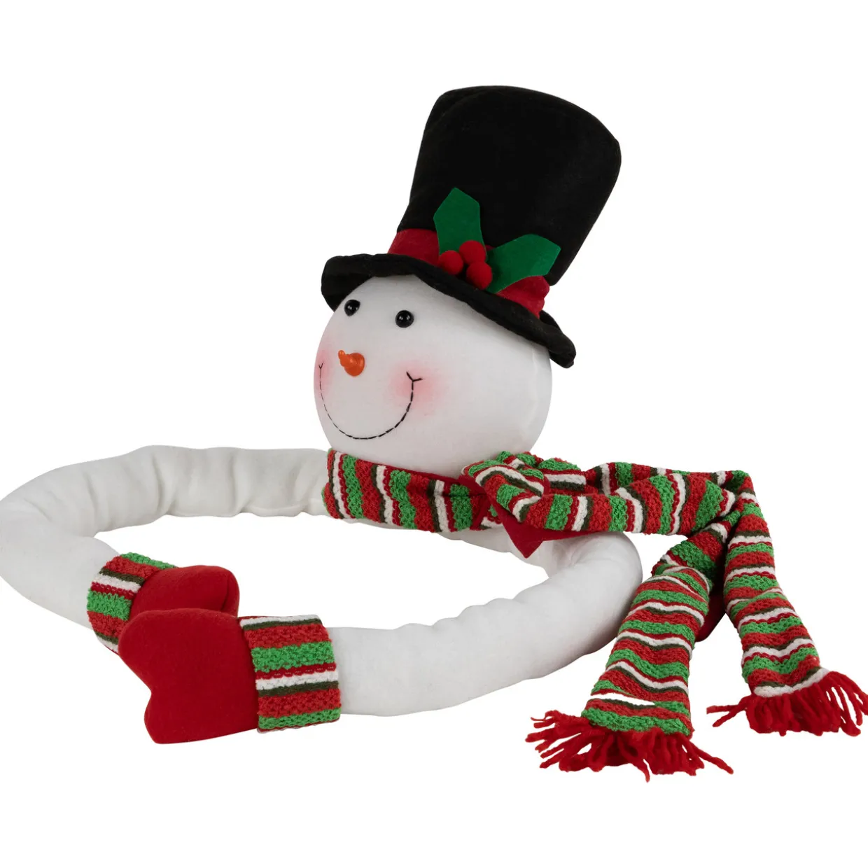 Plush Snowman Hugging Christmas Tree Topper - 45" - Unlit