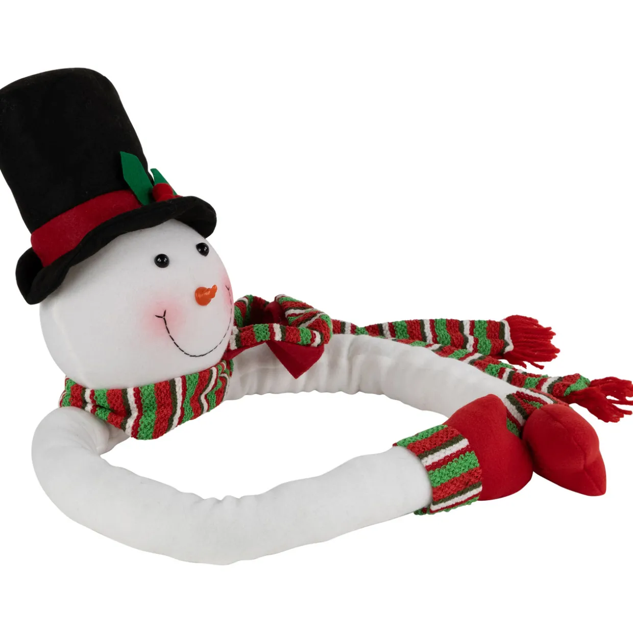 Plush Snowman Hugging Christmas Tree Topper - 45" - Unlit