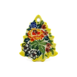 Polmedia Polish Pottery Christmas Tree Pendant 3