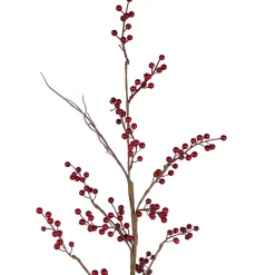 Potted Berry Artificial Christmas Twig Tree - Unlit - 4'