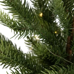 Pre-Lit Artificial Pine Christmas Tree with Basket Base - 20