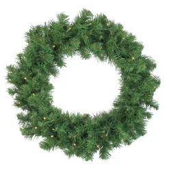 Pre-Lit Battery Operated Artificial Winter Spruce Set - 4-Piece - 6.5' - Clear Lights