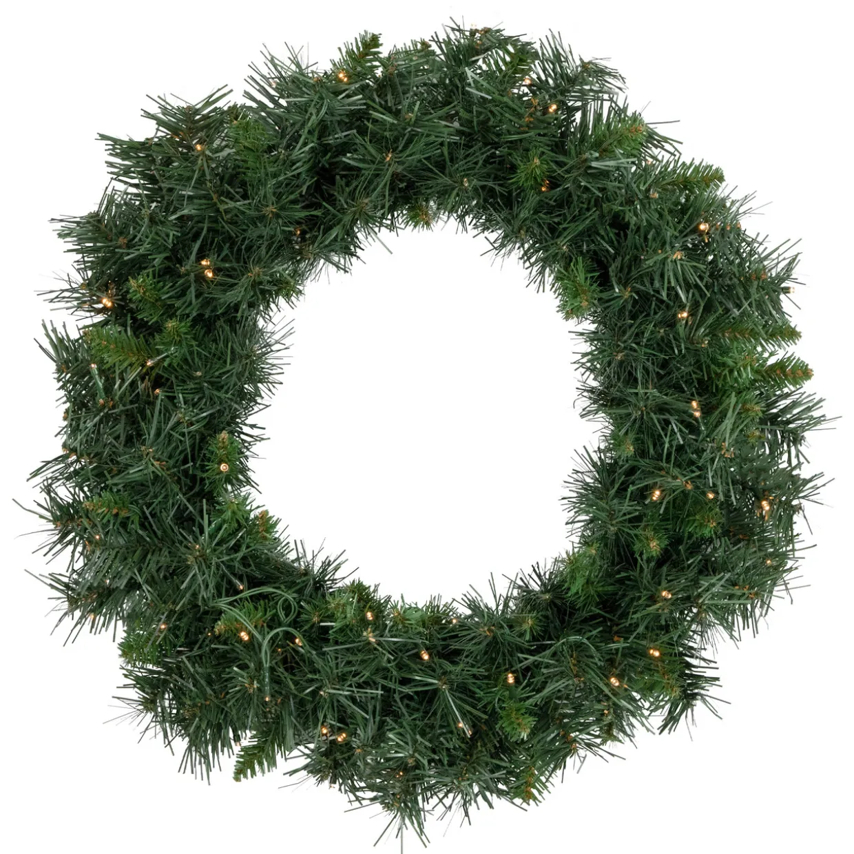 Pre-Lit Battery Operated Norwich Pine Artificial Christmas Entryway Set - 5-Piece - Clear Lights