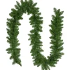 Pre-Lit Battery operated Whitmire Pine Christmas Garland - 9' x 10" - Warm White LED Lights