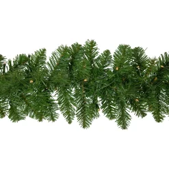 Pre-Lit Battery operated Whitmire Pine Christmas Garland - 9' x 10