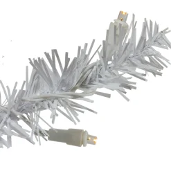 Pre-Lit Battery Operated White Pine Christmas Wreath - 24