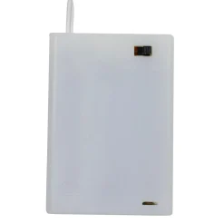 Pre-Lit Battery Operated White Pine Christmas Wreath - 24