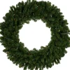 Pre-Lit Canadian Pine Artificial Christmas Wreath - 36" - Multi Lights