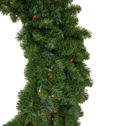 Pre-Lit Canadian Pine Artificial Christmas Wreath - 48