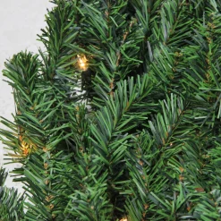 Pre-Lit Canadian Pine Commercial Christmas Wreath - 10' - Clear Lights