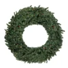 Pre-Lit Commercial Canadian Pine Artificial Christmas Wreath - 5' - Multi Lights