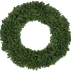 Pre-Lit Commercial Canadian Pine Artificial Christmas Wreath - 5' - Clear Lights