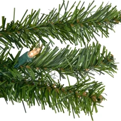 Pre-Lit Commercial Canadian Pine Artificial Christmas Wreath - 5' - Clear Lights