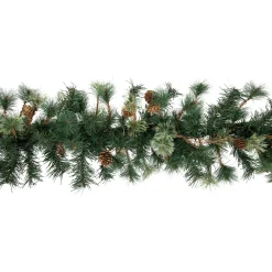 Pre-Lit Country Mixed Pine Artificial Christmas Garland - 9' x 12