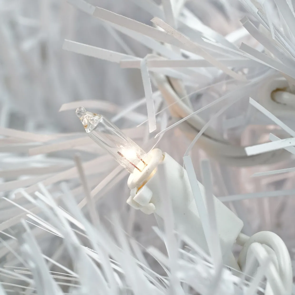 Pre-Lit Crystal Spruce Artificial Christmas Garland - 9' x 12" - Clear AlwaysLit Lights