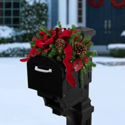 Pre-Lit Dorchester Pine Artificial Christmas Swag - 28" - Clear Lights