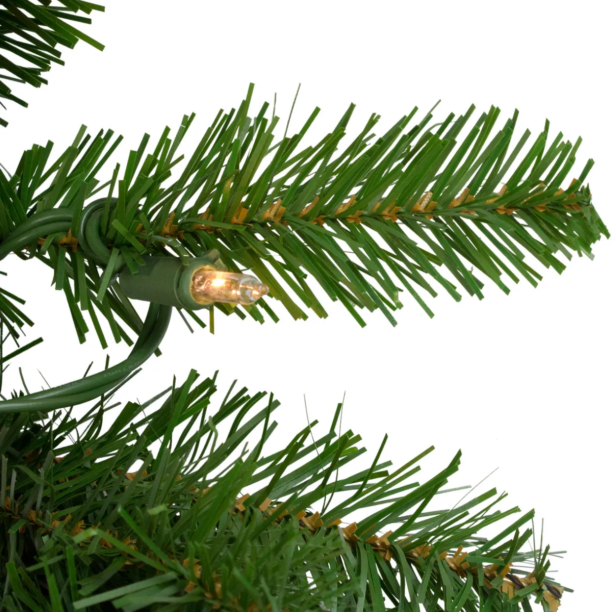 Pre-Lit Eastern Pine Artificial Christmas Garland - 9' x 12" - Clear Lights