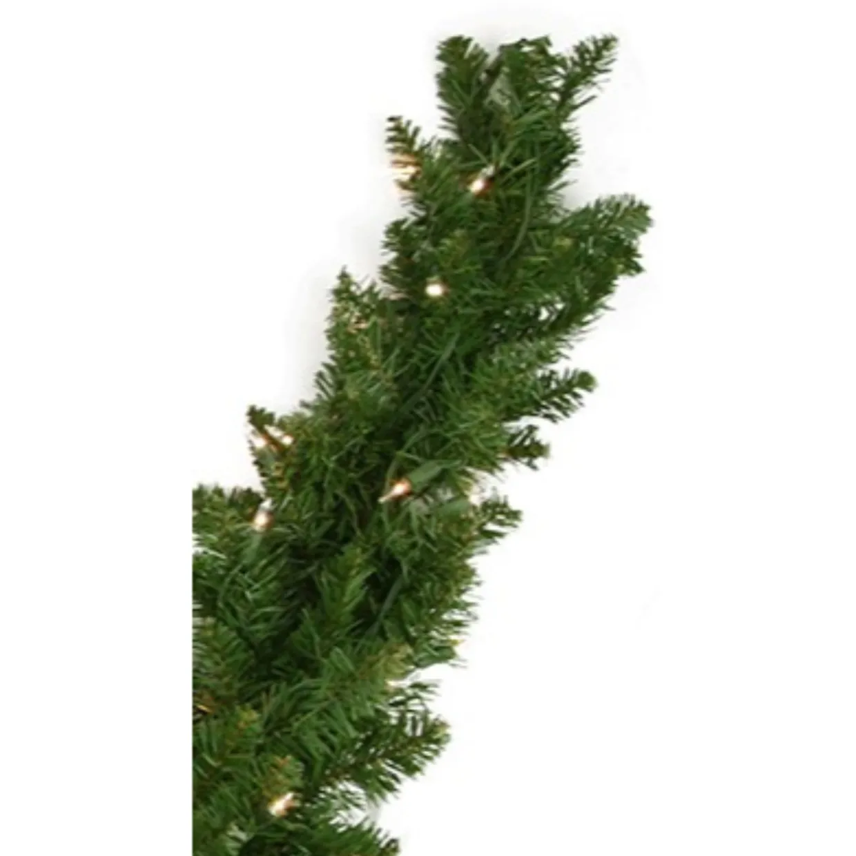 Pre-Lit Eastern Pine Artificial Christmas Swag - 60" - Clear Lights