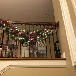 Pre-Lit Eastern Pine Artificial Christmas Swag - 60