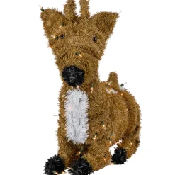Pre-Lit Fawn Reindeer with Spots Outdoor Christmas Decoration - Brown