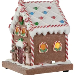 Pre-Lit LED Gingerbread Candy House Christmas Decoration - 7.5