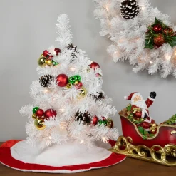 Pre-Lit Medium Artificial Christmas Tree - 18" - Clear Lights