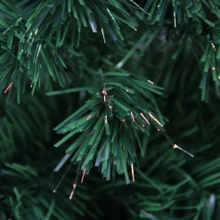 Pre-Lit Medium Color Changing Fiber Optic Artificial Christmas Tree - 7' - Green