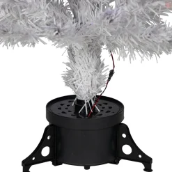 Pre-Lit Medium Iridescent Fiber Optic Artificial Christmas Tree - 4' - White - Blue LED Lights