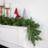 Pre-Lit Noble Fir Artificial Christmas Garland - 9' x 10" - Clear Lights
