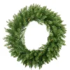 Pre-Lit Northern Pine Artificial Christmas Wreath - 36" - Multi-Color Lights