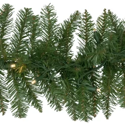 Pre-Lit Northern Pine Commercial Christmas Garland - 50' x 10