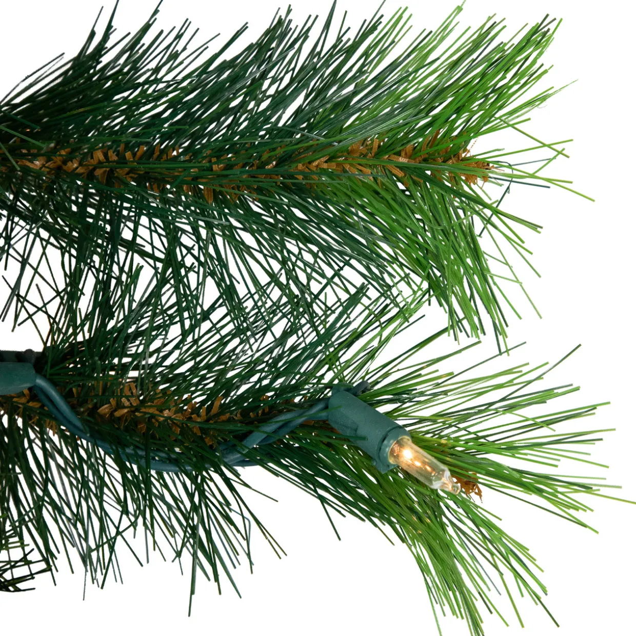 Pre-lit Royal Oregon Pine Artificial Christmas Wreath - 36" - Clear Lights