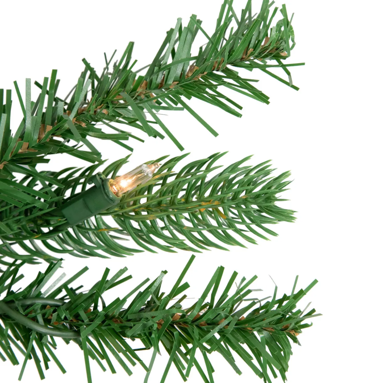 Pre-Lit Sierra Noble Fir Artificial Christmas Wreath, 30-Inch, Clear Lights