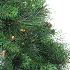 Pre-Lit White Valley Pine Artificial Christmas Garland - 9' x 14" - Clear Lights