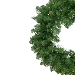 Pre-Lit Whitmire Pine Artificial Christmas Wreath - 24