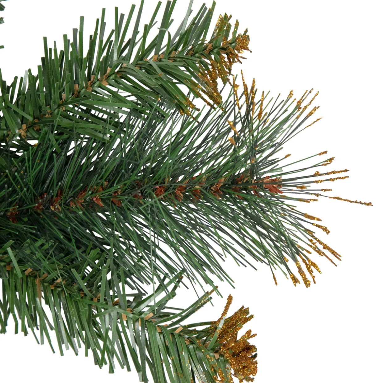 Pre-Lit Yorkville Pine Artificial Christmas Garland - 9' x 10" - Clear Lights