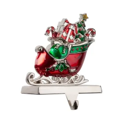 Present Filled Sleigh Christmas Stocking Holder - 5.5