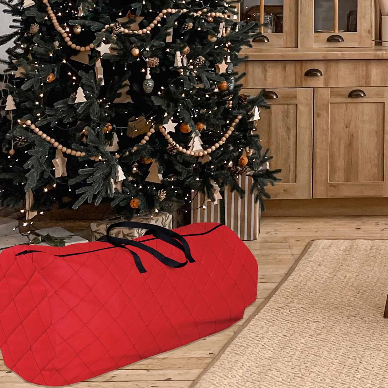 Quilted Multi-Use Large Holiday Storage Bag