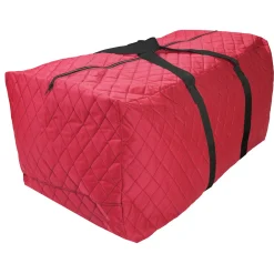 Quilted Red Christmas Holiday Storage Bag