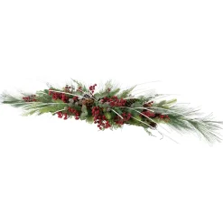 Real Touch™ Berries and Birch Twigs Artificial Pine Christmas Swag - 62