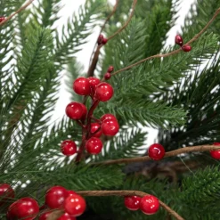 Real Touch™? Berries and Pine Artificial Christmas Wreath - 32