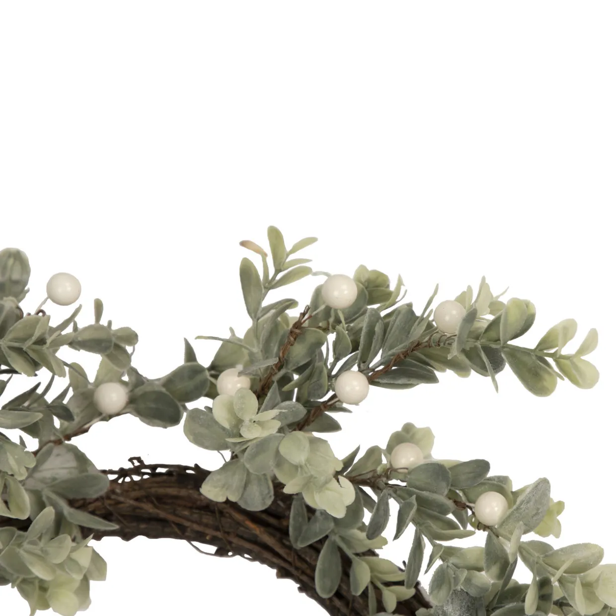 Real Touch™? Berry and Eucalyptus Christmas Wreath - 18" - Unlit