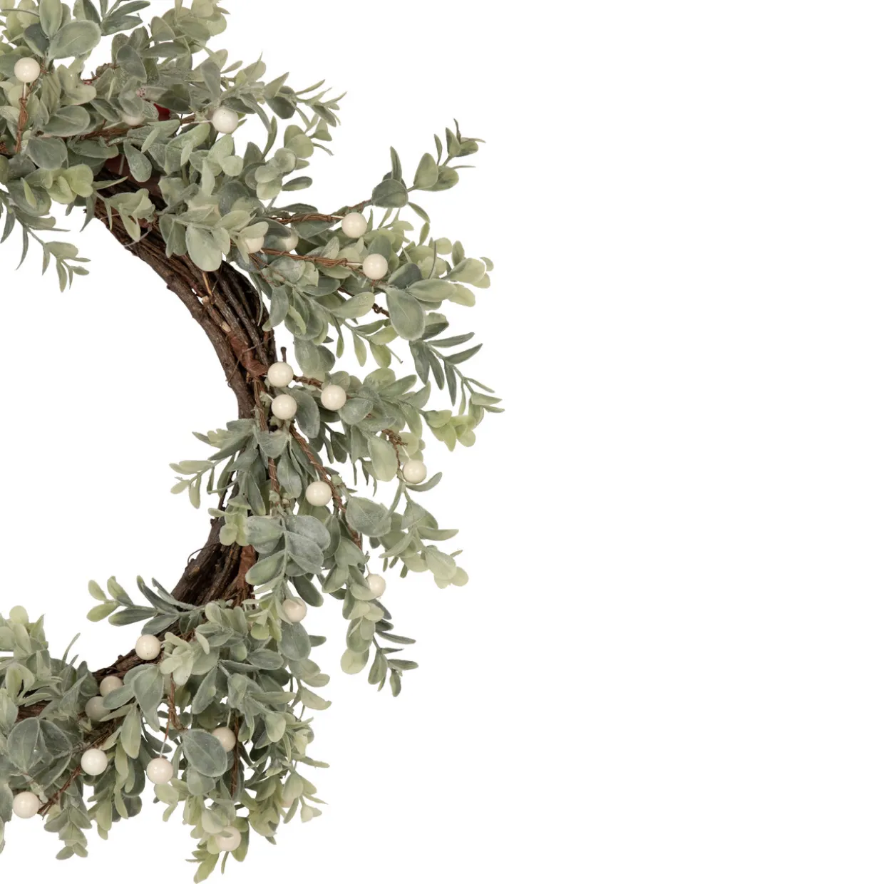 Real Touch™? Berry and Eucalyptus Christmas Wreath - 18" - Unlit
