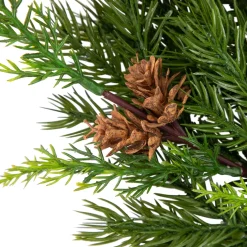 Real Touch™? Cypress and Pinecone Artificial Christmas Wreath - 24
