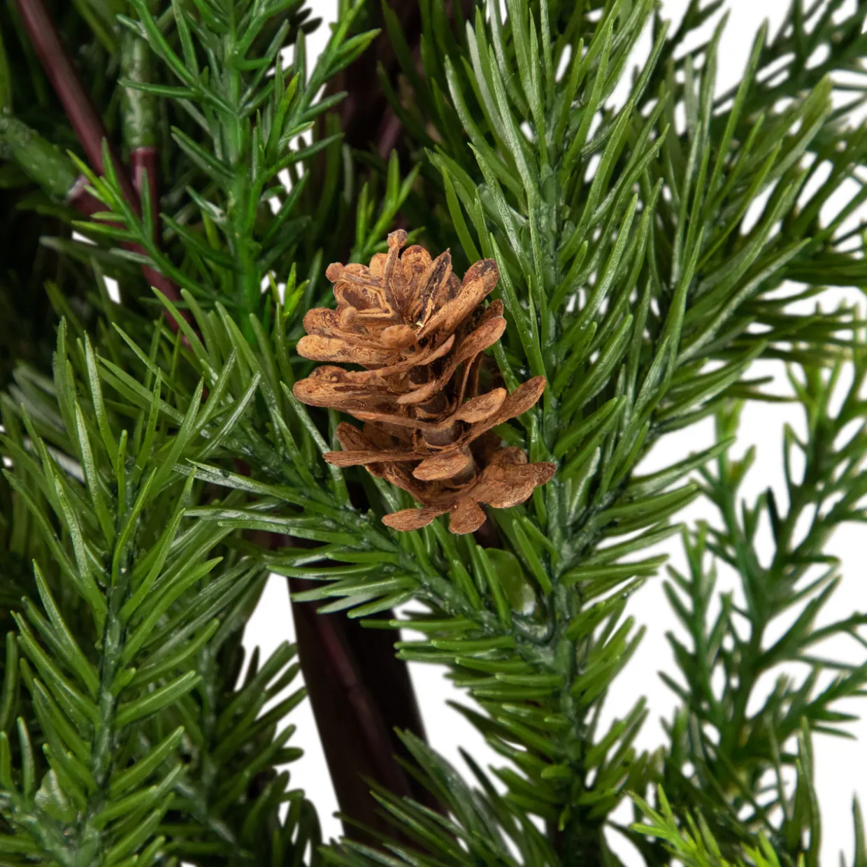 Real Touch™? Cypress and Pinecone Artificial Christmas Wreath - 24" - Unlit