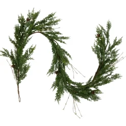 Real Touch™? Cypress and White Grape Berry Artificial Christmas Garland - 6' x 8